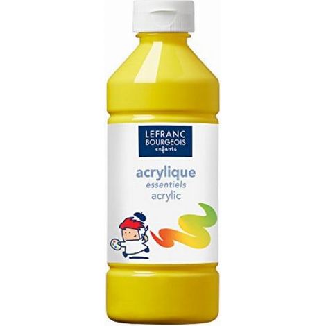 Lefranc Bourgeois Acrilico - Gli Essenziali - 500 ml - Giallo Primario