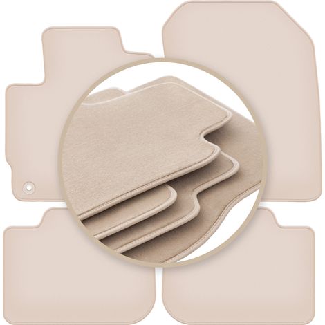 Tapis beiges PREMIUM pour : Mitsubishi Colt VII berline 2008-2012 (1/5)