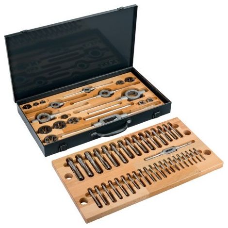 BAHCO - Jeu de tarauds et filières M5-M20 - 55 pcs