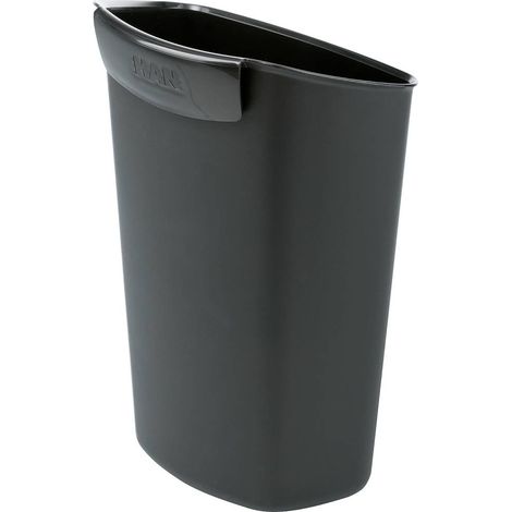 HAN 18355-13 Scomparto per rifiuti 2.5 l (L x A x P) 18 x 25 x 12.4 cm Polipropilene Nero 1 pz. (1/4)