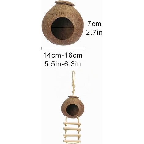 Nichoir, Nid d'Oiseau en Bois, pour l'Extérieur (1/4)