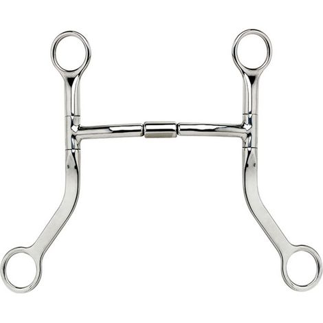 Morso western con rullo 10 mm e inserti in rame 12,5 cm