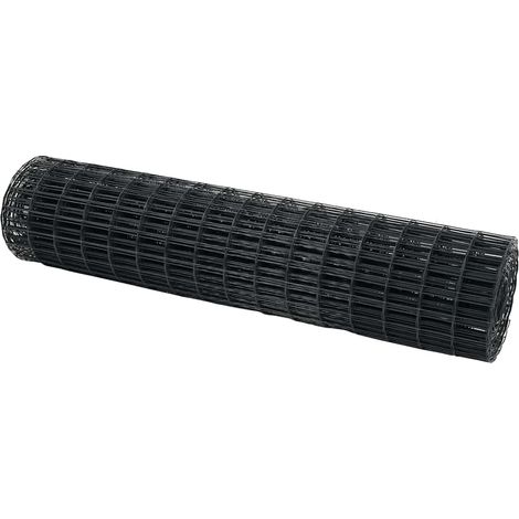 Clôture de jardin, Clôture Euro Gris 1x10 m Acier CFW39622 (1/5)