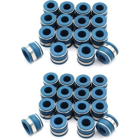 Kit de 32 joints d'étanchéité de queue de soupape pour blocs moteurs Chevrolet BBC, fabriqué en matériau FKM haute performance. (1/4)
