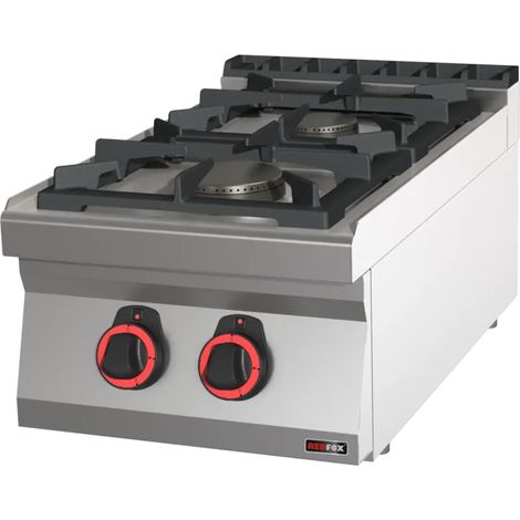 Fourneau à gaz 2x brûleur ECO sans soubassement REDFOX - SPB 70/04 G - REDFOX