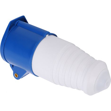 Zweiteiliger wasserdichter 3-poliger Industriestecker, 16 A, 220–250 V, 1-phasig, explosionsgeschützt, IP67 (1/5)