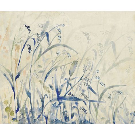 papier peint panoramique nature beige et bleu  - Komar (1/3)
