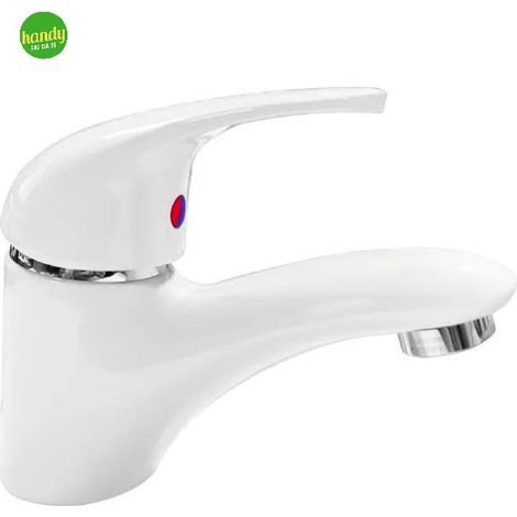 Miscelatore Lavabo Monocomando Paffoni Modello Nettuno Bianco (1/2)