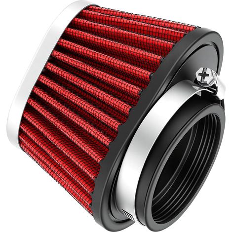 Filtro de aire universal para motocicleta de 55 mm, filtro de esponja tipo hongo de alto rendimiento, compatible con la mayoría de las motocicletas (Honda, etc.). (1/5)