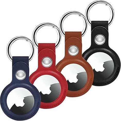 housse De Protection En Cuir Pour Dispositif De Positionnement Et Anti-perte Airtag 4 Pices ( L'exception De L'airtag) (1/5)