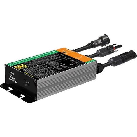 Onduleur MPPT 180 W raccordé au réseau, entrée CC 10,8-30 V, sortie 110 V/220 V, 50 Hz/60 Hz, pour installation solaire domestique sur réseau 120 V (1/5)
