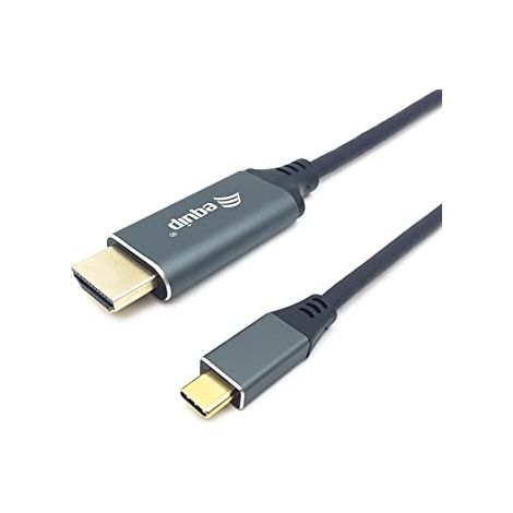 CABLE USB-C A HDMI MACHO MACHO 2M EQUIP 4K/60Hz CARCASA CONECTOR ALUMINIO REF. 133416 (1/5)