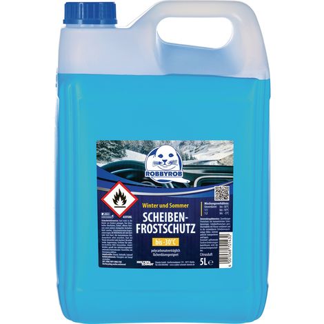 Nettoyant pour vitres avec antigel prêt à l'emploi -30°C, bidon empilable de 5L