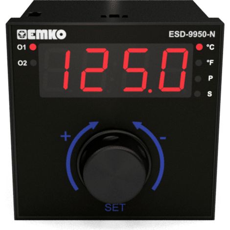 Emko ESD-9950-N 2-Punkt, P, PI, PD, PID Temperaturregler -200 bis 1700 °C (L x B x H) 110 x 96 x 9 (1/5)