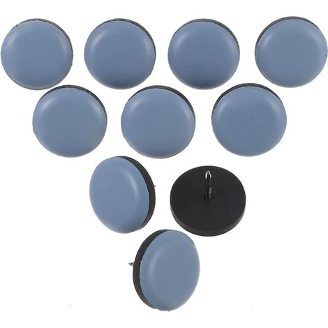 de meubles clous antid rapants ronds en PTFE t flon de 25 mm (1/5)