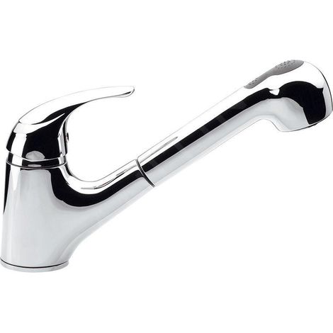Sapho Saly - Mitigeur d’évier avec douchette extractible, chrome SA070 (1/2)