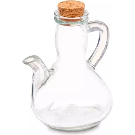 ACEITERA VIDRIO TAPON CORCHO 290 ML VIVALTO