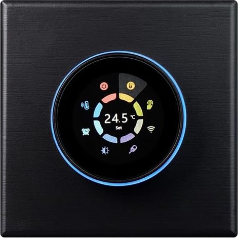 Bouton de chauffage WiFi Smart Home Thermostat Contrôleur de température pour chaudière à gaz Chauffage électrique GA (1/5)