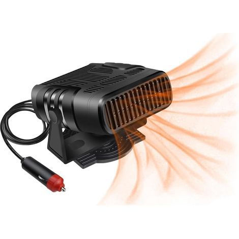 12V Car Heater, Instant Defroster, 360° Rotation, 90° Adjustable, for Windshield and Interior (1/5)