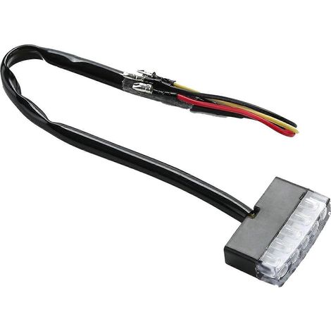 Feu arrière rouge 5W pour moto, scooter, quad, vélo, mini 5 LED, universel, basse consommation, 12V, mini feu stop/frein (1/4)