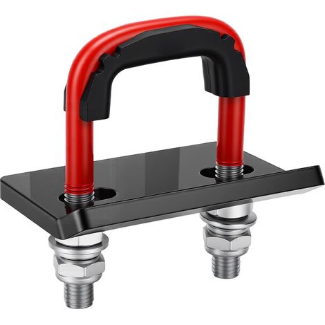 Heavy-Duty Galvanized Steel Anti-Rattle Hitch Clamp for Trailers and Trucks (1/5)