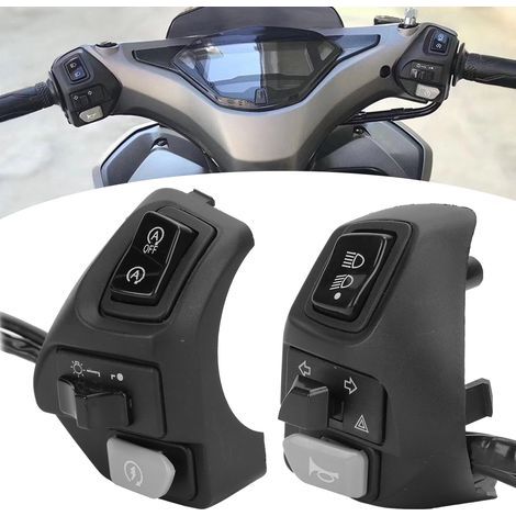 2-teiliger Lenkerschalter für Yamaha AEROX 155 125 - Scheinwerfer- und Hupenschalter (1/5)