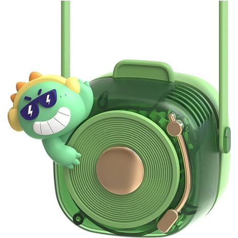 Ventilateur de cou sans pales, rechargeable USB, 3 vitesses, portable et léger pour activités extérieures (1/5)