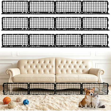Lot de 12 bloquants de canapé pour animaux de compagnie, jouets sous le (1/5)