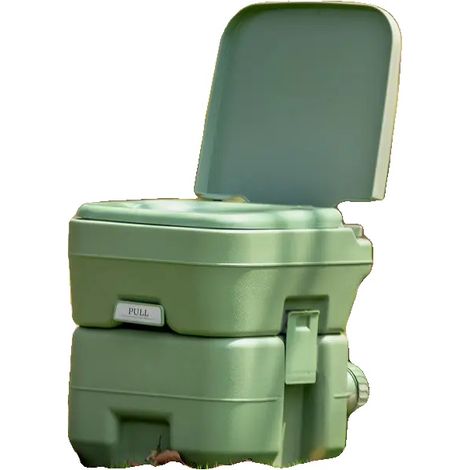Inodoro portátil para camping, capacidad de 20 litros, fácil de limpiar, FXCQM7XSVEDKJ0 (1/2)