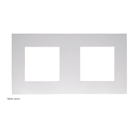 Plaque double horizontale / verticale entraxe 71mm Espace Lumière Arnould