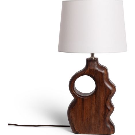 LED Tischlampe aus Holz Hunar V ILUZZIA Natürlich (1/5)