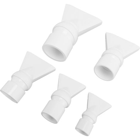 Ensemble de 5 buses à bec de canard pour aquarium, en plastique robuste, empêchant un débit d'eau trop rapide. Sortie d'eau plate pour aquarium, raccord de plomberie blanc. (1/5)