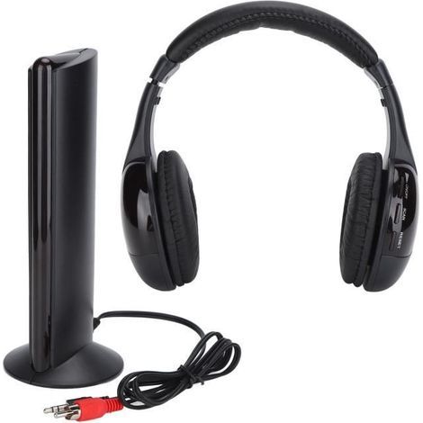 Casque d\'écoute - SALALIS - Casque Sans Fil 5 en 1 - Radio FM - HiFi - Basses Profondes-Ywey