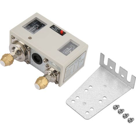 Interrupteur de Contrôle de Pression Double 15A 250V R1/4" pour Pompe Intelligente (1/5)