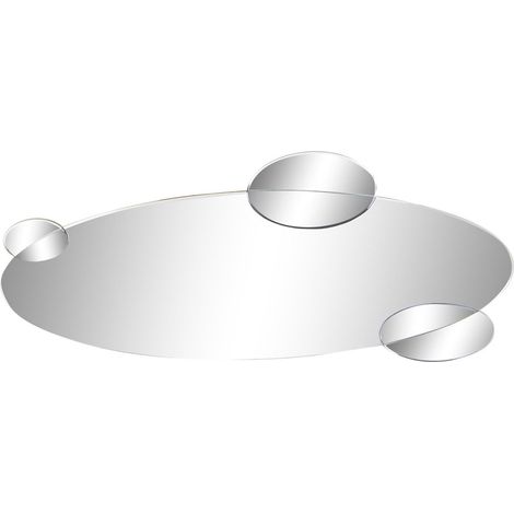 Miroir élégance fumée et design circulaire moderne - Noir fumé (1/3)