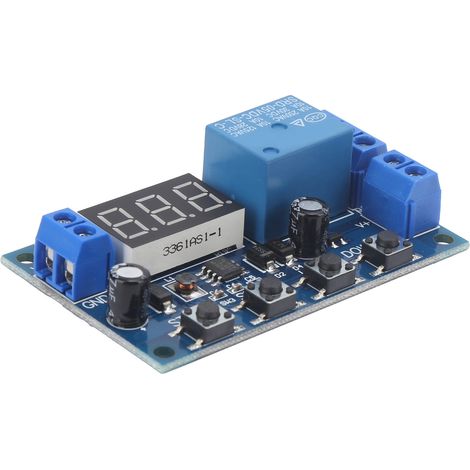 Module de charge et de décharge de batterie avec voltmètre intégré, protection contre les sous-tensions et les surtensions. (1/5)