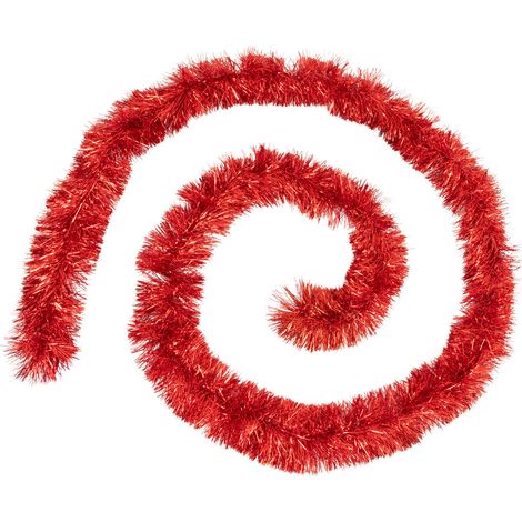 Guirlande de Noël BOA large 20 cm Rouge Longueur 5 mètres - Feeric Christmas (1/3)
