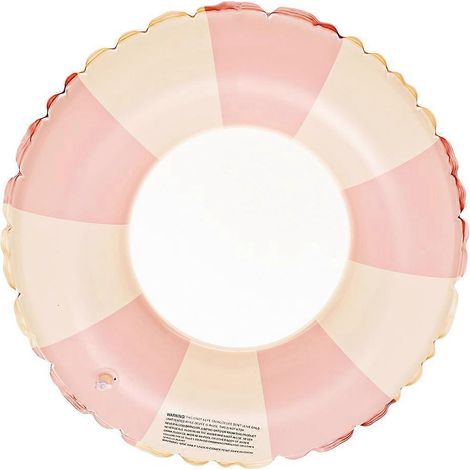 Bouée gonflable en forme de fruit, structure épaisse, taille 90, couleur rose, pour enfants, pour nager dans une piscine.-AquaForge (1/5)