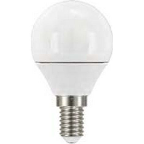 10PZ LAMPADA LED SFERA OPALE E14 - 3.3w - 2700°K calda - 250 lm - 240° - 45x78h