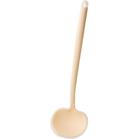 Spatule de cuisine en silicone souple en forme de champignon, avec revêtement antiadhésif, compatible lave-vaisselle et résistante aux rayures. (1/5)