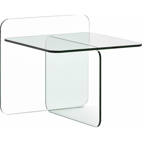 Table de chevet en verre transparent - Transparent (1/5)