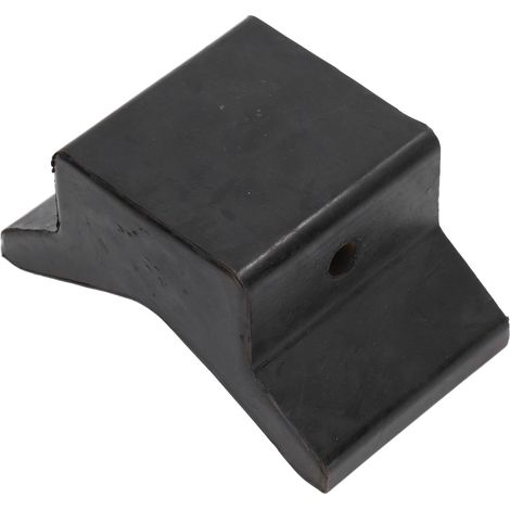 4-in-1 Bugstopper aus schwarzem Gummi, professionelle universelle V-förmige Bootsstütze für Yachten, Trailer und Wohnwagen (1/5)