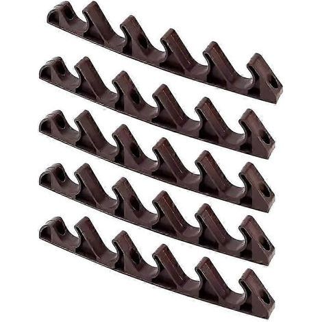 HONORNIC - Supports de réglage pour chaise longue, dossier réglable sur 5 positions, pour salon de jardin en plastique