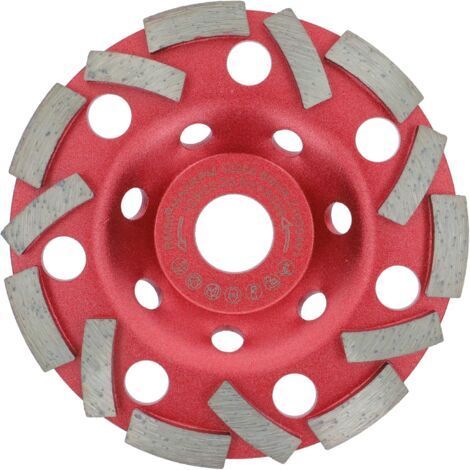 Houhence – Disque abrasif diamanté 125 mm – Turbo-segmentation pour béton et maçonnerie – Vitesse d'enlèvement élevée – Compatible meuleuses 1000W (1/5)