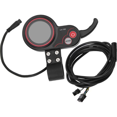 Panneau de commande manuel 2 en 1 avec accélérateur au pouce et compteur de vitesse pour vélo/scooter électrique (norme 2 36 V) (1/5)