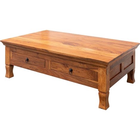 Couchtisch Akazie 120x75x40 honig  lackiert OXFORD 0445