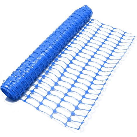 Oypla Heavy Duty Blue Safety Barrier Mesh Fencing 1mtr x 25mtr (1/2)