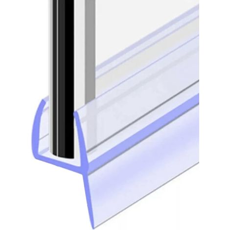 Joint de douche 200CM, joint pour porte de douche en verre de 8 mm, joint de rechange en PVC pour douche, joint de douche ou de cabine de douche hydrofuge (épaisseur de 8 mm) (1/5)
