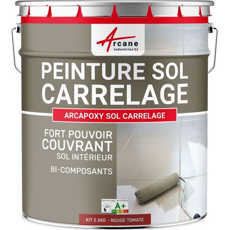 Badewannenlack - Badewannenfarbe - Badewannenbeschichtung - Lack fürs Bad und für Emaillebadewanne - Epoxyfarbe | Epoxidfarbe - Tomatenrot RAL 3013 - 1kg kit bis zu 5m² für 2 Schichten