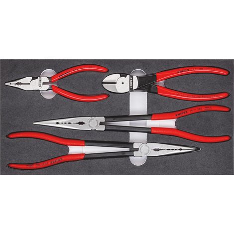 Draper 09240 KNIPEX 00 20 01 V16 Set Of Pliers In a Foam Tray, 4 Parts